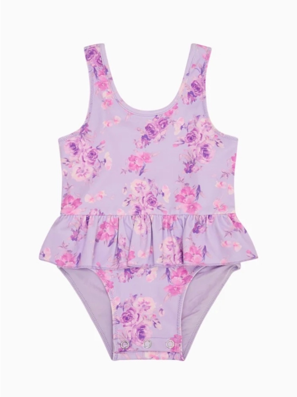 LoveShackFancy Baby Tamia Floral Ruffle swimsuit